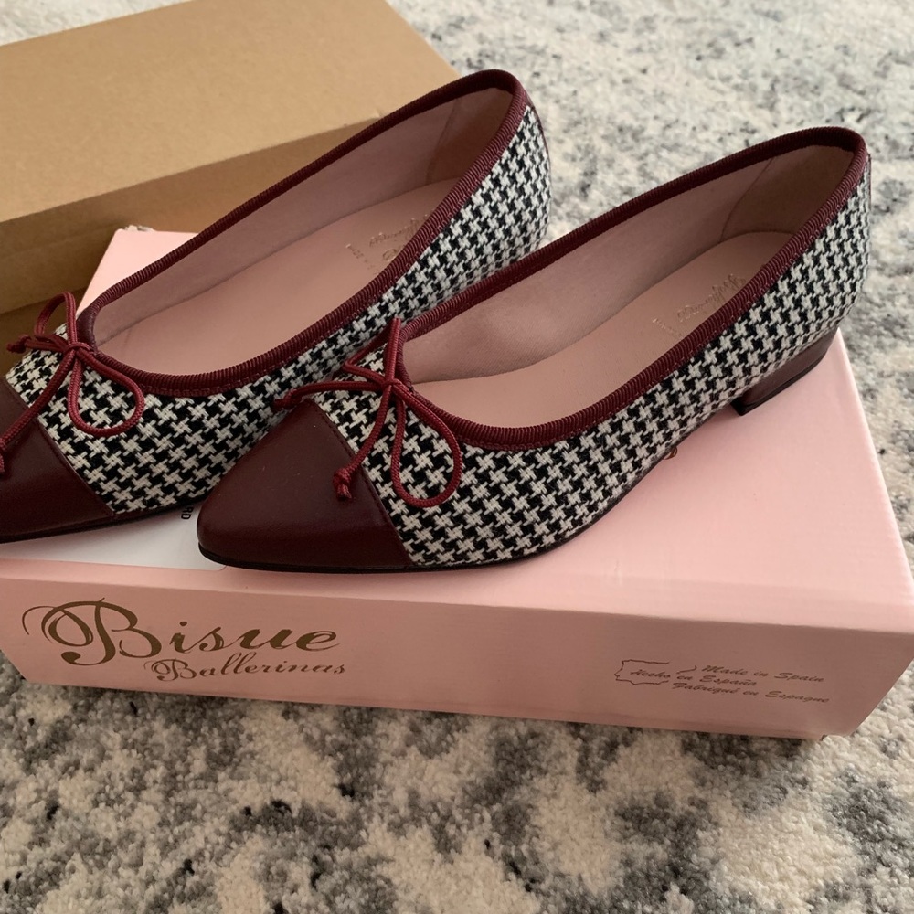 Anthropologie Bissue Ballerinas flats